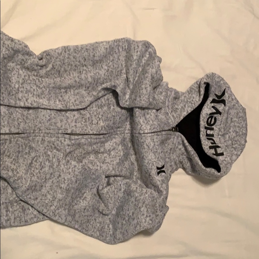 Hurley zip up sweat shirt